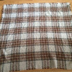 Roots large plaid scarf & wrap